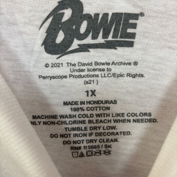 David Bowie Ziggy Stardust Rainbow Starman Rock Tee XL - Picture 4 of 4
